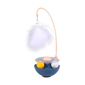 Rotating tumbler cat toy