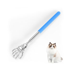 Retractable cat combing stick toy