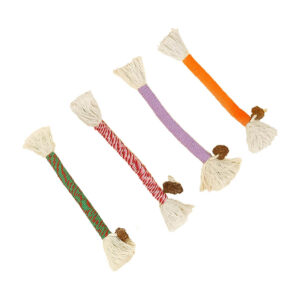 Natural Cotton Cat Rope 4 Pack Cat Toy