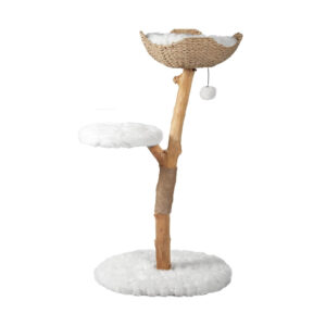 Wooden Cat Climbing Tree Tower