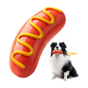 Dog Chewing Sausage Toy