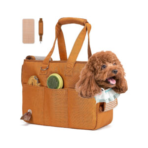 Portable Pet Carrier with 5 Large Pockets